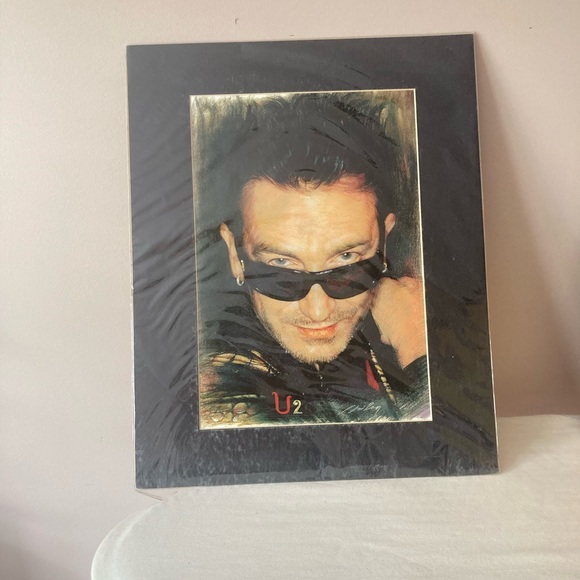 Bono U2 pastel print large photo - Picture 4 of 4